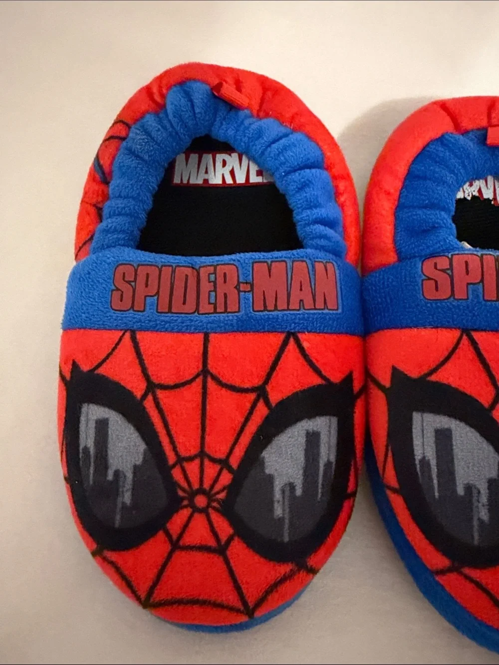 Marvel Spider-Man Red & Blue Kids House Slippers - BK120
